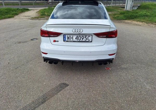 Audi S3 cena 123000 przebieg: 133600, rok produkcji 2016 z Warszawa małe 704